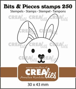Crealies Clear Stamp Bits & Pieces Bunny CLBP250