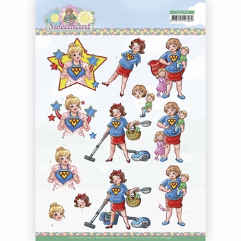 Yvonne Creations knipvel Sweetheart Super Girl CD11792