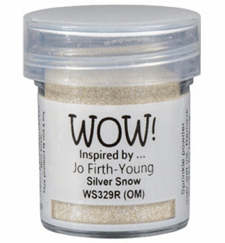 WOW Embossing Poeder Glitter Silver Snow WS329R