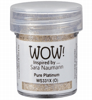 WOW Embossing Poeder Glitter Pure Platinum WS331X