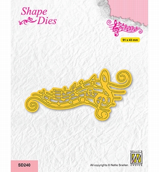Nellie Snellen Shape Die Musical Notes SD240
