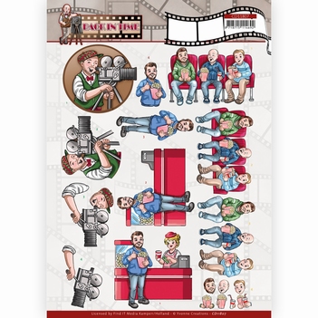 Yvonne Creations knipvel Back in Time - Movie CD11807