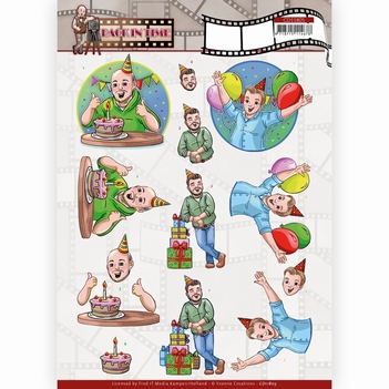 Yvonne Creations knipvel Back in Time - Party CD11805