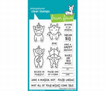 Lawn Fawn Clear Stamp Dream Big LF2869
