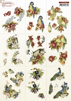 Precious Marieke knipvel Flowers & Friends - Combi CD11846