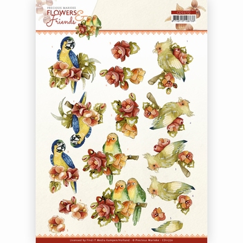 Precious Marieke knipvel Flowers & Friends - Flowers CD11770