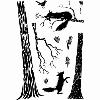 Card-io Clear Stamp Hangin' Out CDCCSTHA-01
