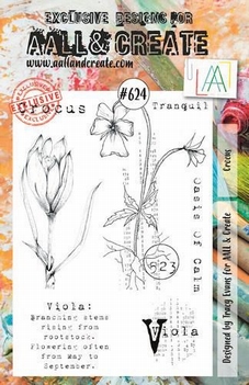 AALL & Create Clear Stamp Crocus AALL-TP-624*