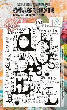 AALL & Create Clear Stamp Garden Mash Up AALL-TP-663*
