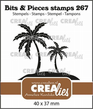 Crealies Clear Stamp Bits & Pieces Palmtrees CLBP267