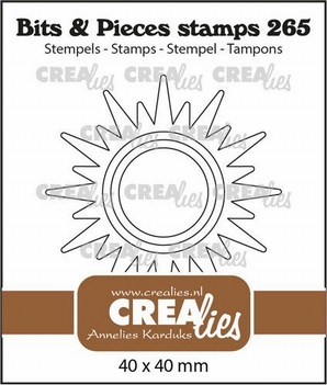 Crealies Clear Stamp Bits & Pieces Sun CLBP265