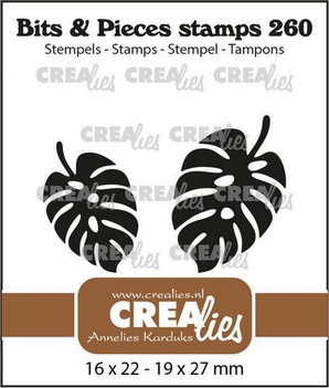 Crealies Clear Stamp Bits & Pieces Botanical Leaf CLBP260