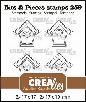 Crealies Clear Stamp Bits & Pieces Birdhouse CLBP259
