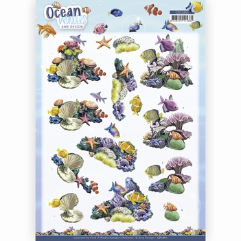 Amy Design knipvel Ocean Wonders - Coral Reef CD11811