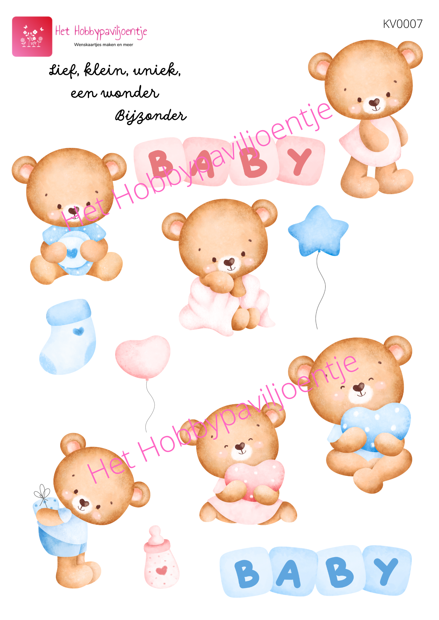 Knipvel Baby Bear KV0007