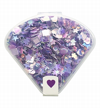 Nellie Snellen Sequins Purple SEQ005*