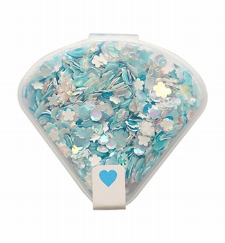 Nellie Snellen Sequins Blue SEQ003