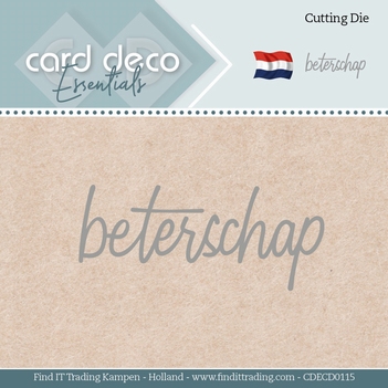Card Deco Snijmal Beterschap CDECD0115