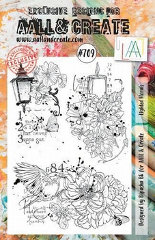 AALL & Create Clear Stamp Lighted Florals AALL-TP-709*