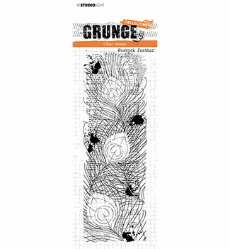 Studio Light Clear Stamp Grunge Feather SL-GR-STAMP225*