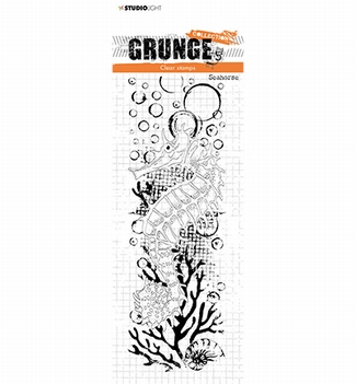 Studio Light Clear Stamp Grunge Seahorse SL-GR-STAMP224*