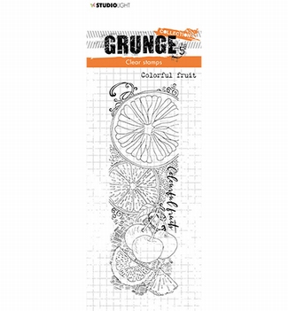 Studio Light Clear Stamp Grunge Fruits SL-GR-STAMP223*