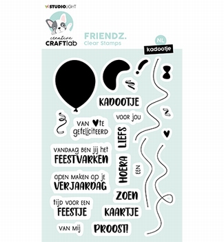 Creative Craftlab Clear Stamp Tekst NL   CCL-FR-STAMP262