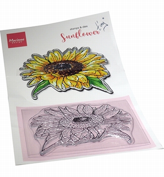 Marianne Design Stempel + Snijmal Tiny's Sunflower TC0903
