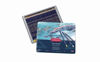 Derwent Inktense Kleurpotloden Doos van 24 st.    0700929*