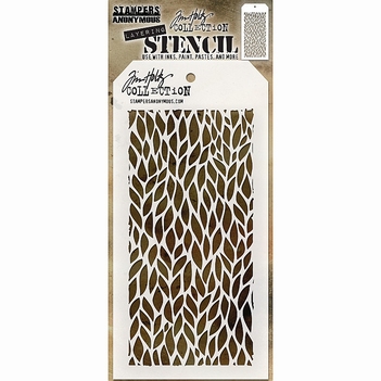 Stampers Anonymous Layering Stencil Leafy THS078