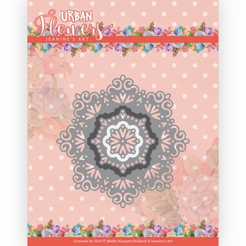 Jeanine's Art Snijmal Urban Flowers - Doily JAD10165*