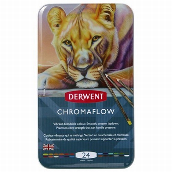 Derwent Chromaflow Kleurpotloden Doos van 24 st.   2305857*