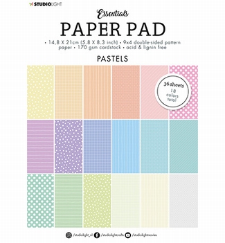 Studio Light Essentials Paper Pad Pastels SL-ES-PP40*
