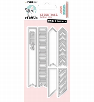 Craftlab Snijmal Striped Banners CCL-ES-CD390