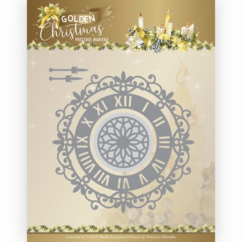 Precious Marieke Snijmal Golden - Wall Clock PM10240