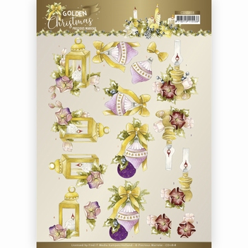 Precious Marieke knipvel Golden - Lantern CD11818
