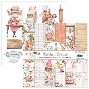 Scrapboys Papierblok Kitchen Stories KIST-09