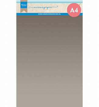 Marianne Design Spiegelkarton Zilver CA3178