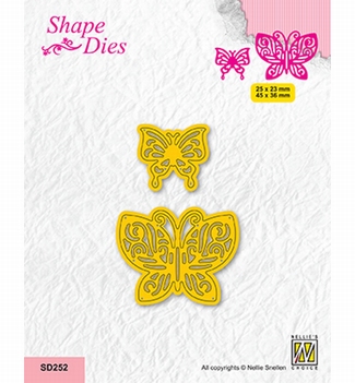 Nellie Snellen Shape Die Butterflies SD252