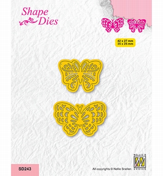 Nellie Snellen Shape Die Butterflies SD243