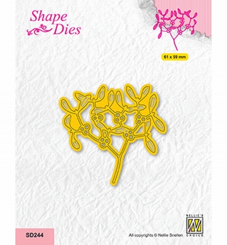 Nellie Snellen Shape Die Mistletoe SD244