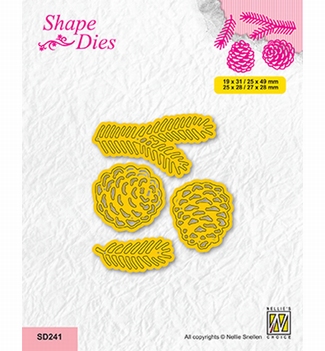 Nellie Snellen Shape Die Pine Cones SD241