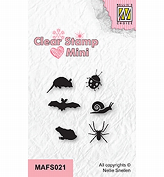 Nellie Snellen Mini Clear Stamp Critters MAFS021