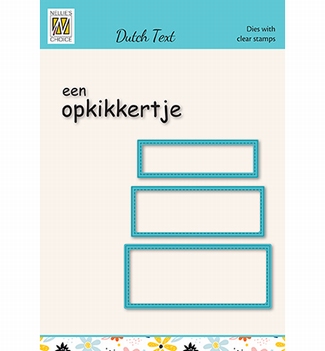 Nellie Snellen Stamp & Die Een Opkikkertje HDCS037