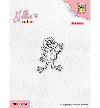 Nellie Snellen Clear Stamp Cuties Frog 4   NCCS034