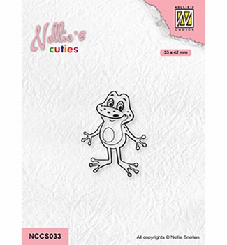 Nellie Snellen Clear Stamp Cuties Frog 3   NCCS033