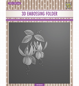 Nellie Snellen 3D Embossing Folder Fuchsia EF3D055