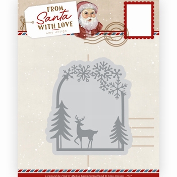Amy Design Snijmal With Love - Reindeer Scene ADD10278