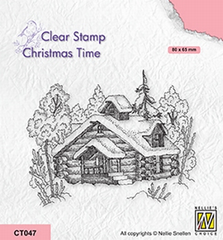 Nellie Snellen Clear Stamp Snowy Winter Scene CT047