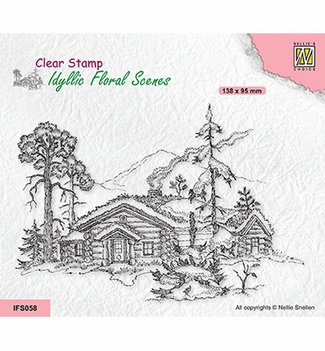 Nellie Snellen Clear Stamp Wintery Scene IFS058